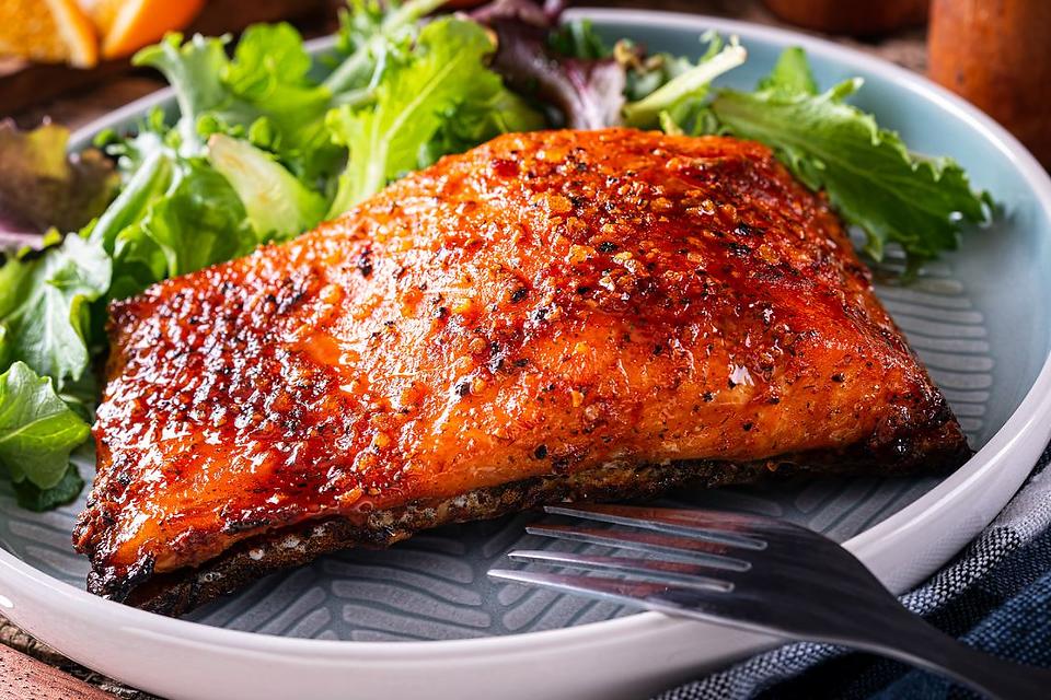 5-Ingredient Glazed Salmon Recipe Cooks in 8 Minutes Flat