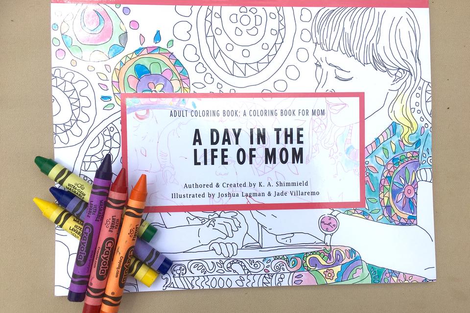 Adult Coloring Book for Mom Proves Laughter is the Best Medicine!