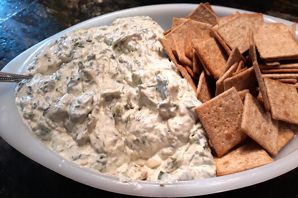 3-Ingredient Spinach Green Onion Dip Recipe