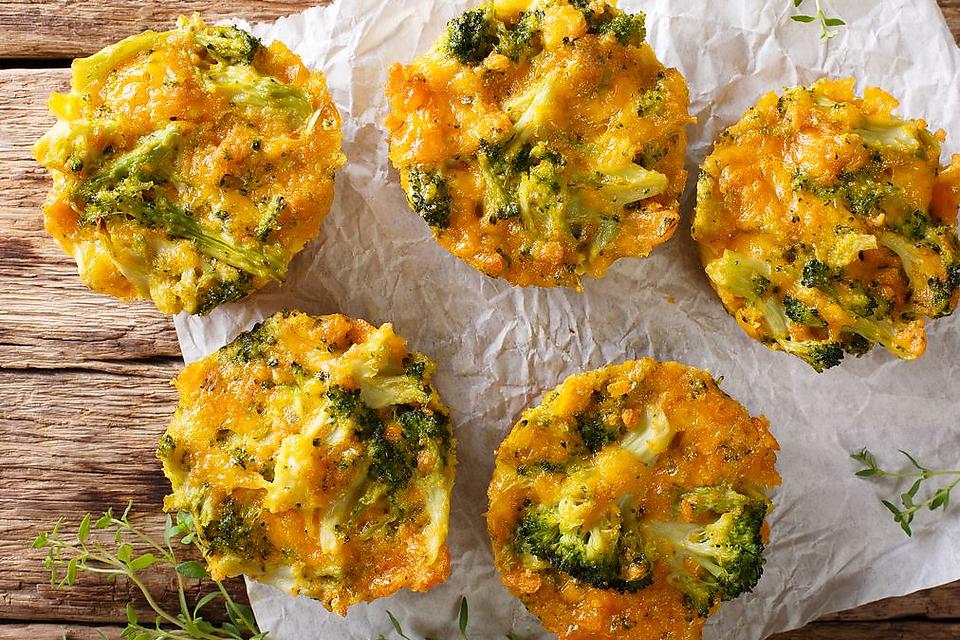 Broccoli Cheddar Egg Cups Recipe: Like Mini Grab & Go Omelettes (4 Ingredients, 20 Minutes)