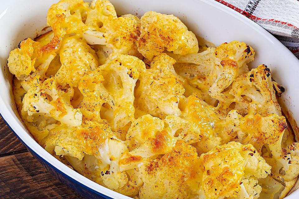 Easy, Cheesy Baked Cauliflower Au Gratin Recipe Is Love at First Bite