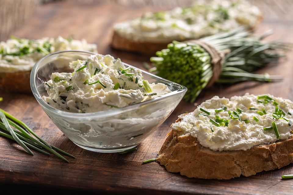 Lemon Chive Whipped Cream Cheese Spread Recipe With Capers