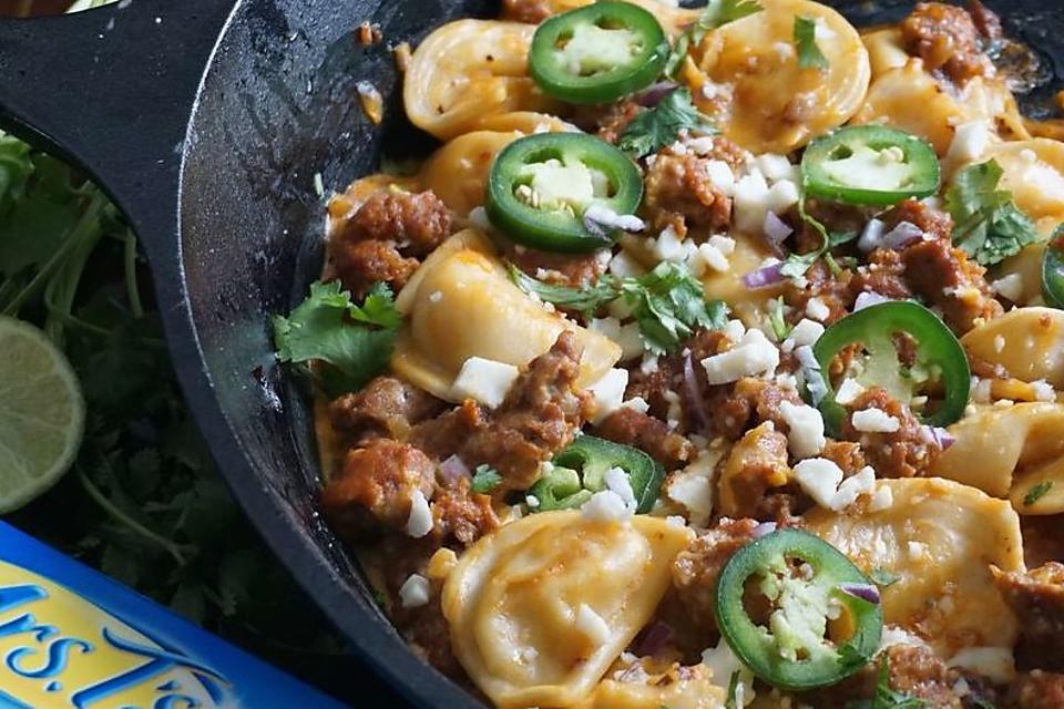 Chorizo & Pierogi Skillet Recipe: Polish Meets Mexican in This One-Pan 30-Minute Recipe