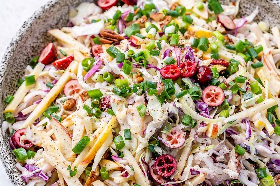 Cranberry Apple Cole Slaw Recipe: A Colorful & Healthy Winter Side Dish