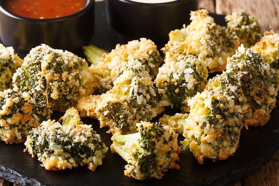 Crispy Baked Garlic Parmesan Broccoli Bites Recipe Is Snacking Perfection