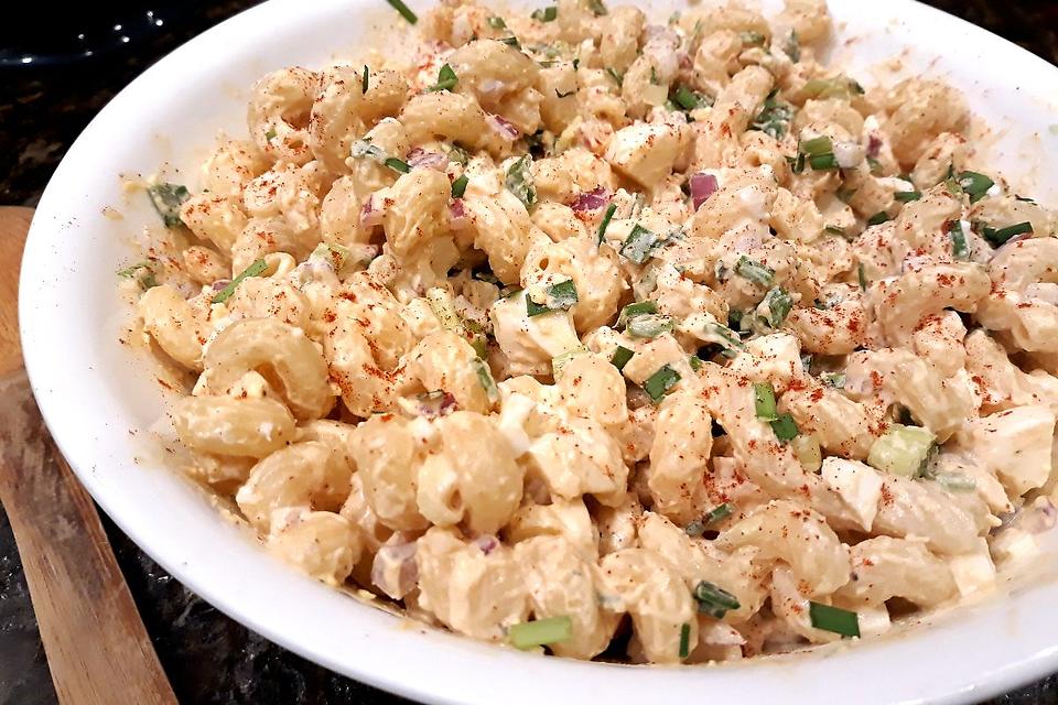 egg pasta salad recipe