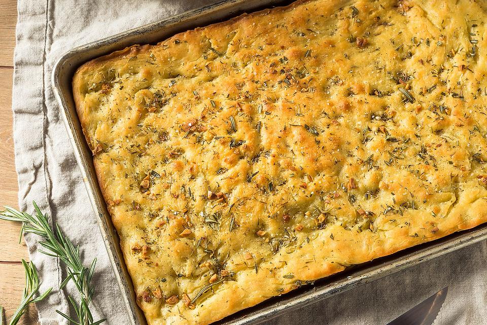 Easy Rosemary Garlic Focaccia Bread Recipe Will Turn You Into an Italian Chef