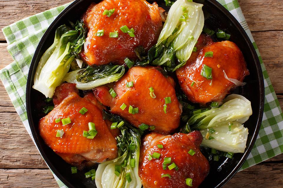 Easy Ginger Chicken Recipe With Bok Choy: A Healthy Slow-Cooker Asian Chicken Recipe