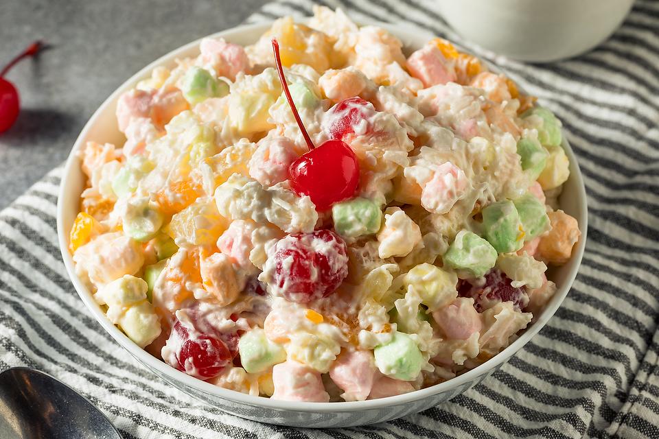 Grandma’s Ambrosia Salad Recipe: This Creamy Fruit Salad Recipe Is Old-fashioned Perfection