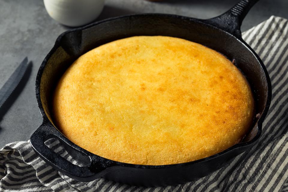 Cast Iron Skillet Cornbread - Venison for Dinner