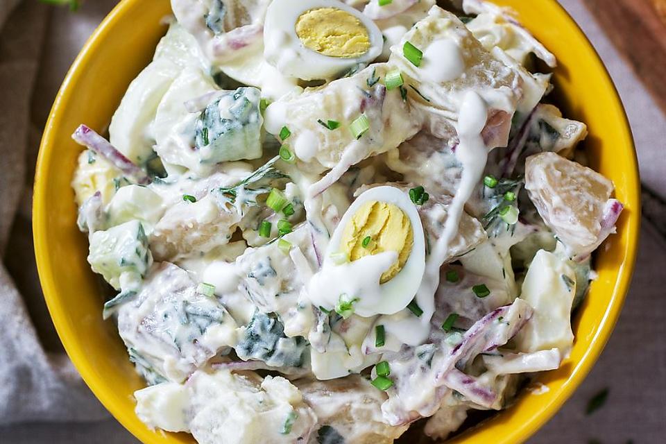 Creamy Hard-boiled Egg Potato Salad Recipe: What to Serve on New Year's Day