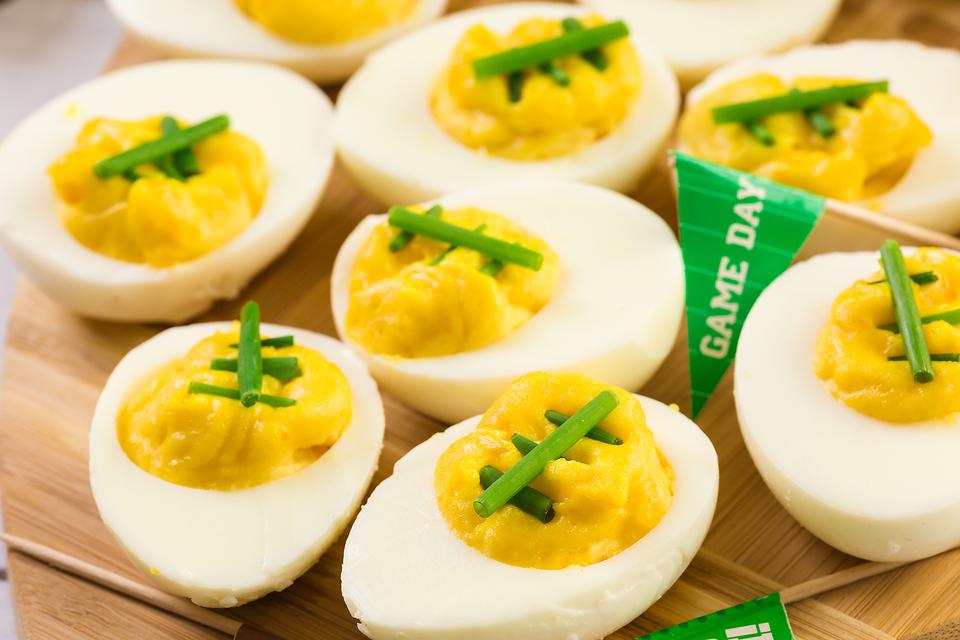 Super Bowl® Deviled Egg Footballs Recipe: Kick Off the Big Game With These Fun ​Appetizers