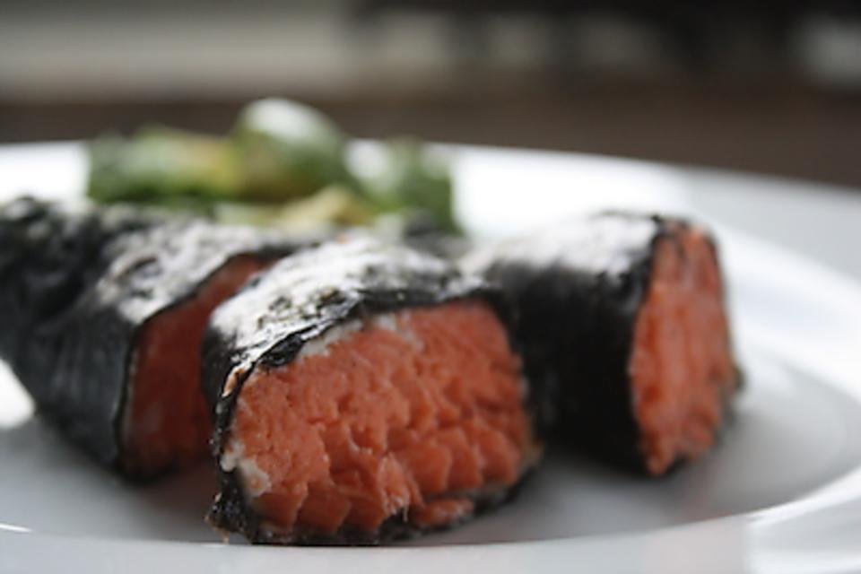 Simple Baked Salmon Nori Sticks Recipe: Roll Up to Healthy Eating