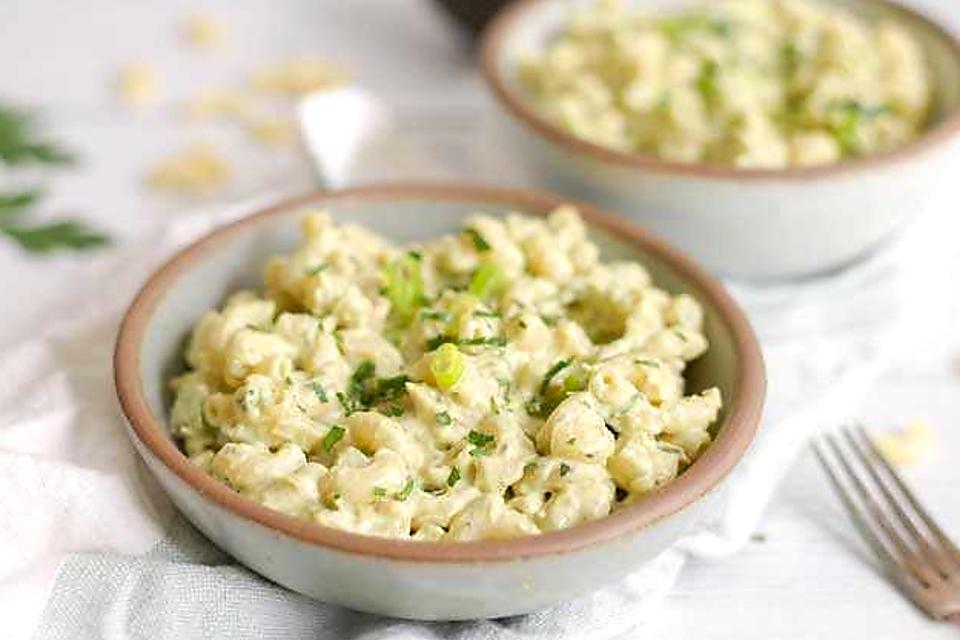 ​Quick Macaroni Pasta Salad Recipe With Creamy Avocado Dressing