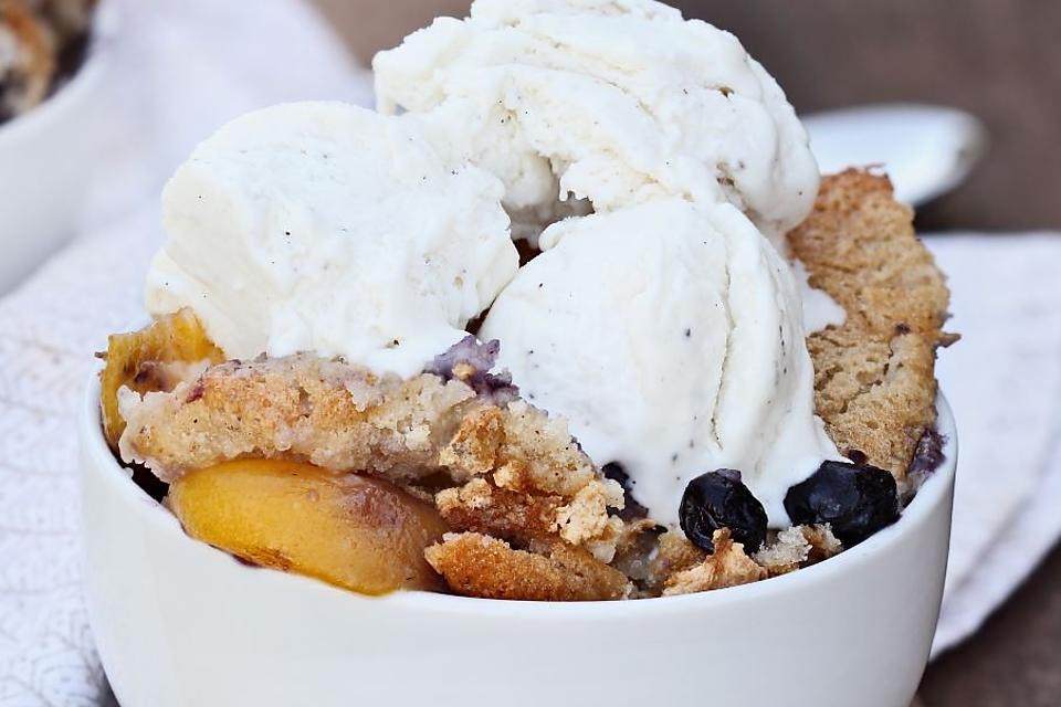 Quick Peach Blueberry Cobbler Recipe: This Fruit Cobbler Recipe Tastes Like Summer