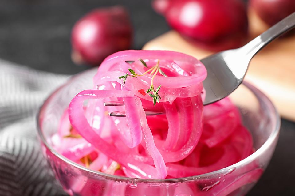 Quick Pickled Red Onions Recipe l Panning The Globe