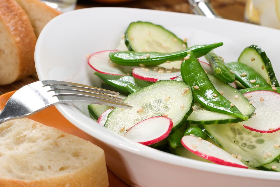 Asian-Inspired Snow Pea, Radish & Cucumber Salad Recipe: A Refreshing Side Dish