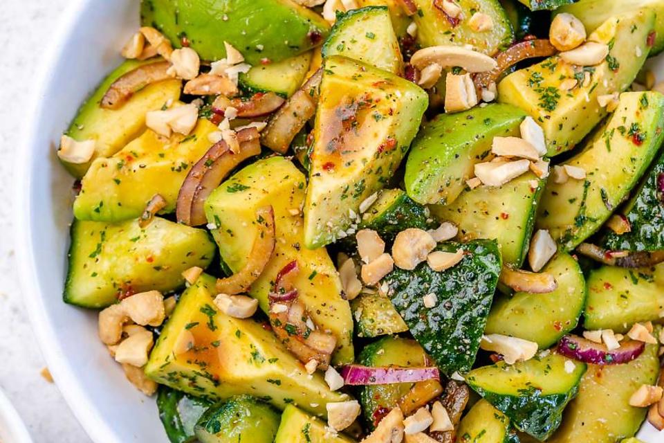 10-Minute Cucumber Avocado Salad Recipe: The Best Recipe You Could Make Tonight