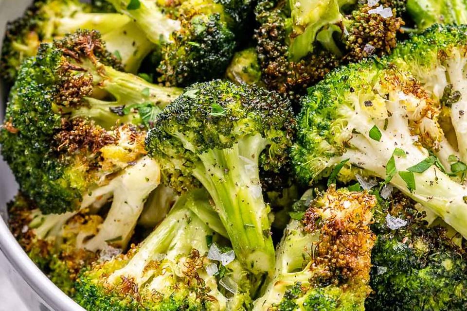 Brocoli al vapor en microondas