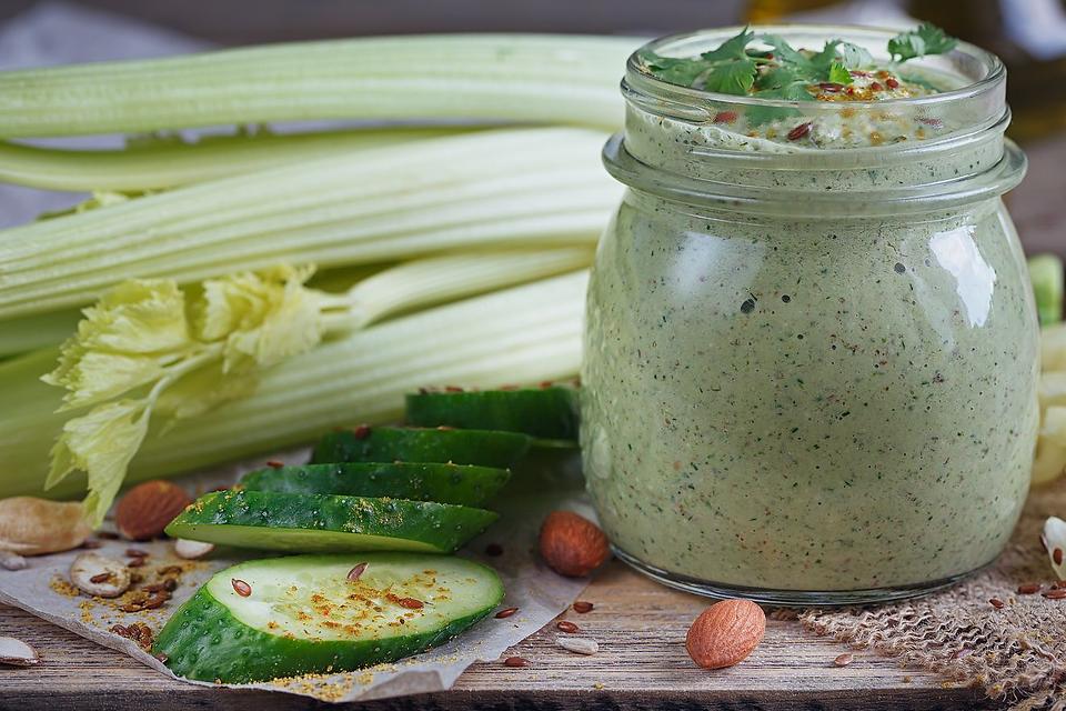 Creative Salad Dressing Recipe: This Creamy Celery & Cucumber Salad Dressing Recipe Is CPR for Boring Salads