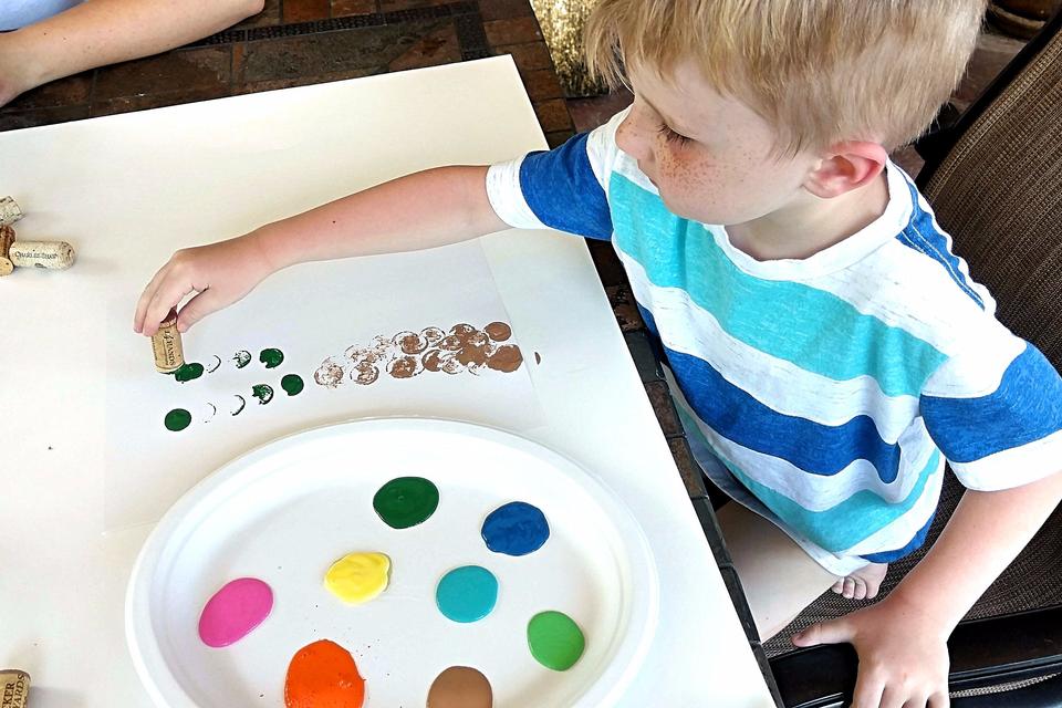 Ways to Use Wine Corks: Get Creative With This Cork Painting Activity for Kids