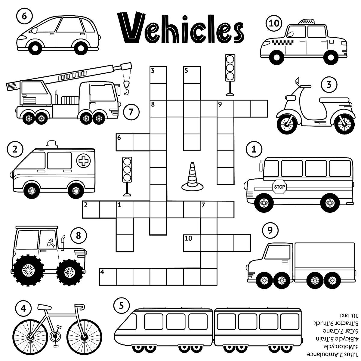 Kids Printable Puzzles