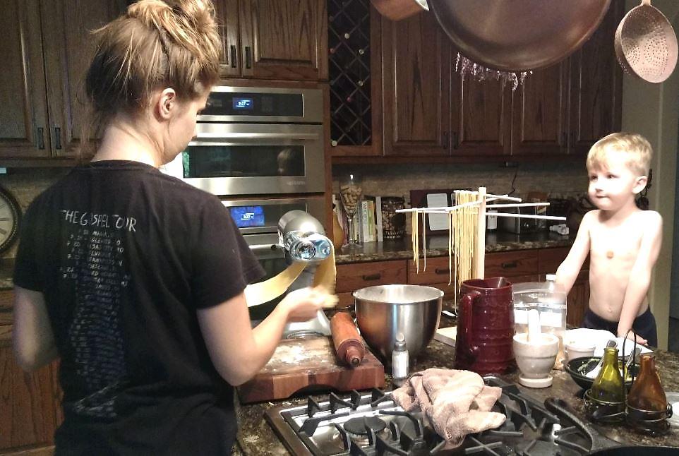 Homemade Pasta Drying Rack for Pasta Making- Really Easy and Cheap