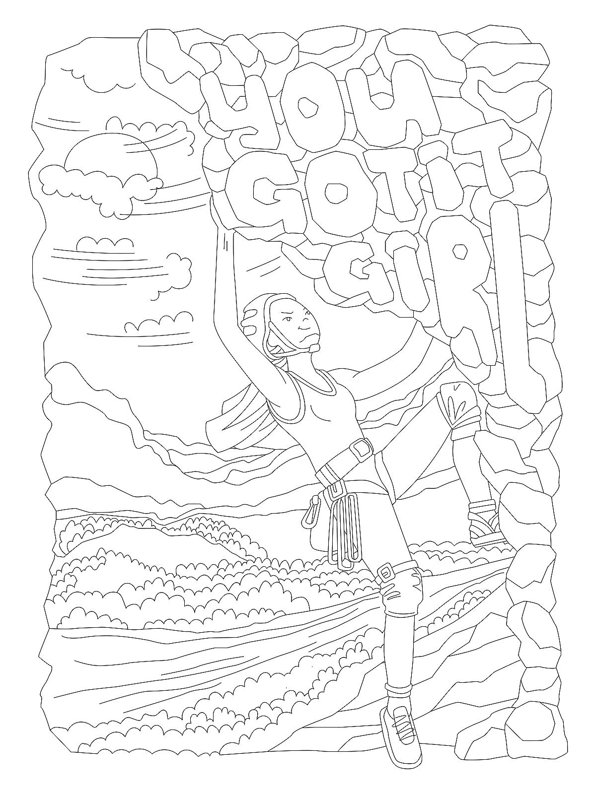 Woman Warrior - Printable Adult Coloring Page from Favoreads (Coloring book  pages for adults and kids, Coloring sheets, Coloring designs)