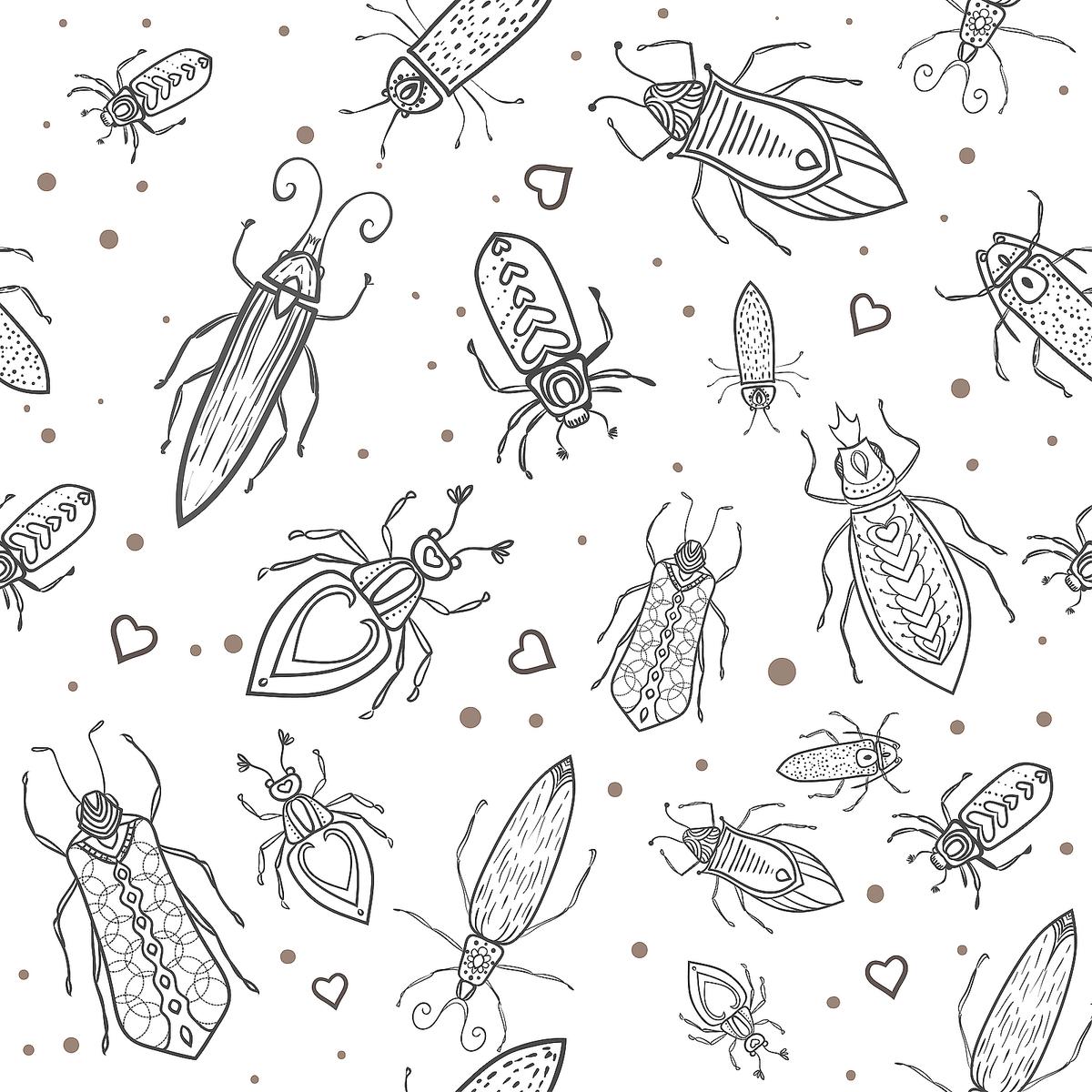 Bug Coloring Pages For Preschool
