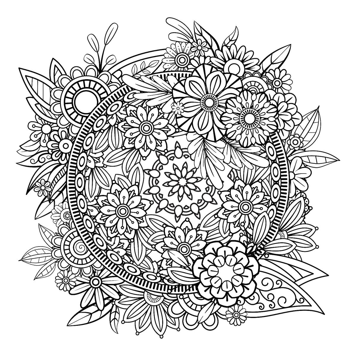 Free Mandalas To Colour In Printable