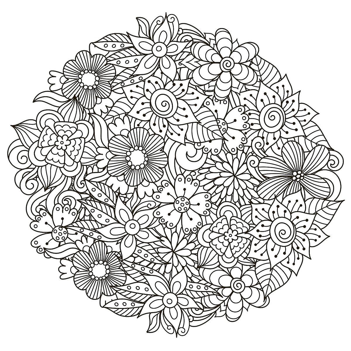 Relaxing Coloring Pages: Free Printable Mandala-Inspired Coloring Pages for Adults & Kids | Printables | 30Seconds Mom